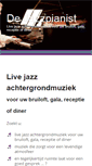 Mobile Screenshot of dejazzpianist.nl